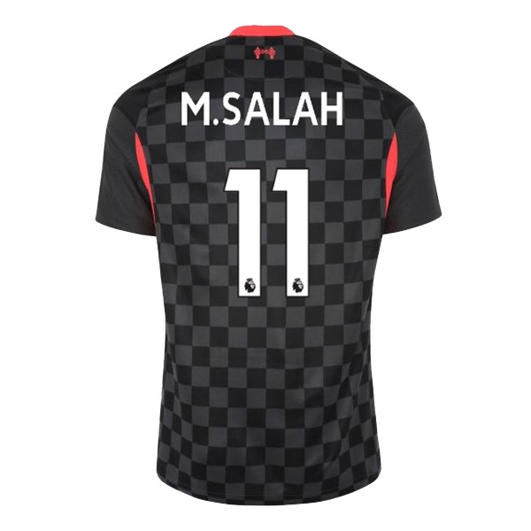 Camiseta Liverpool NO.11 M.Salah 3ª 2020-2021 Negro